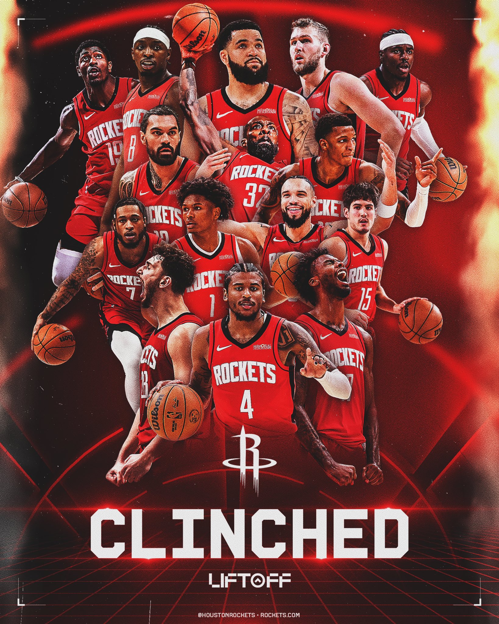 火箭客场逆转奇才，实现六连胜